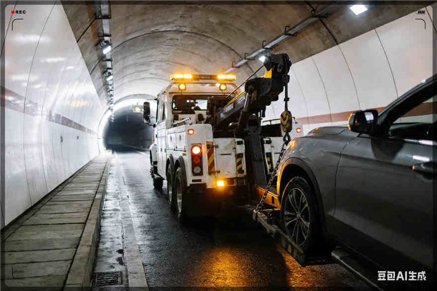 碾子山道路救援汽车换轮胎